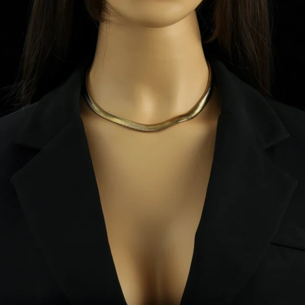 Gold Snake Chain Necklace