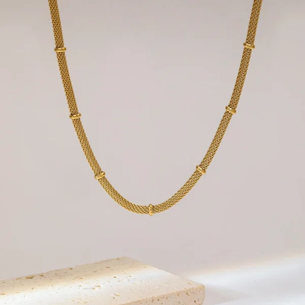 Stainless Steel Link Chain Necklace - Image 3