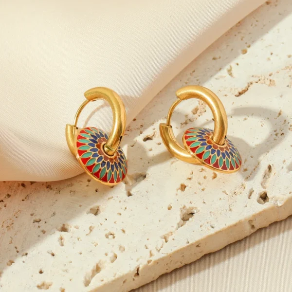 Vintage Hoop Earrings - Image 2