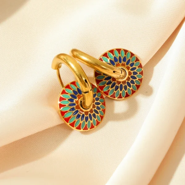 Vintage Hoop Earrings - Image 3